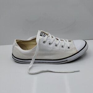 Womens Converse Chuck Taylor All Star Dainty Shoes Size 9 Used 530057F white